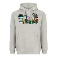 Moon Dust hunter green hockey coffee cups Heavyweight Hoodie - AdoDesignShop