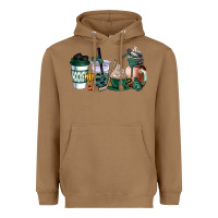 Toasted Coconut hunter green hockey coffee cups Heavyweight Hoodie - AdoDesignShop