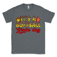 Charcoal Heather it s a softball kinda day Classic Tee - Zillion Design Studio