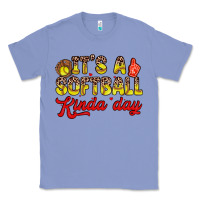 Colony Blue it s a softball kinda day Classic Tee - Zillion Design Studio
