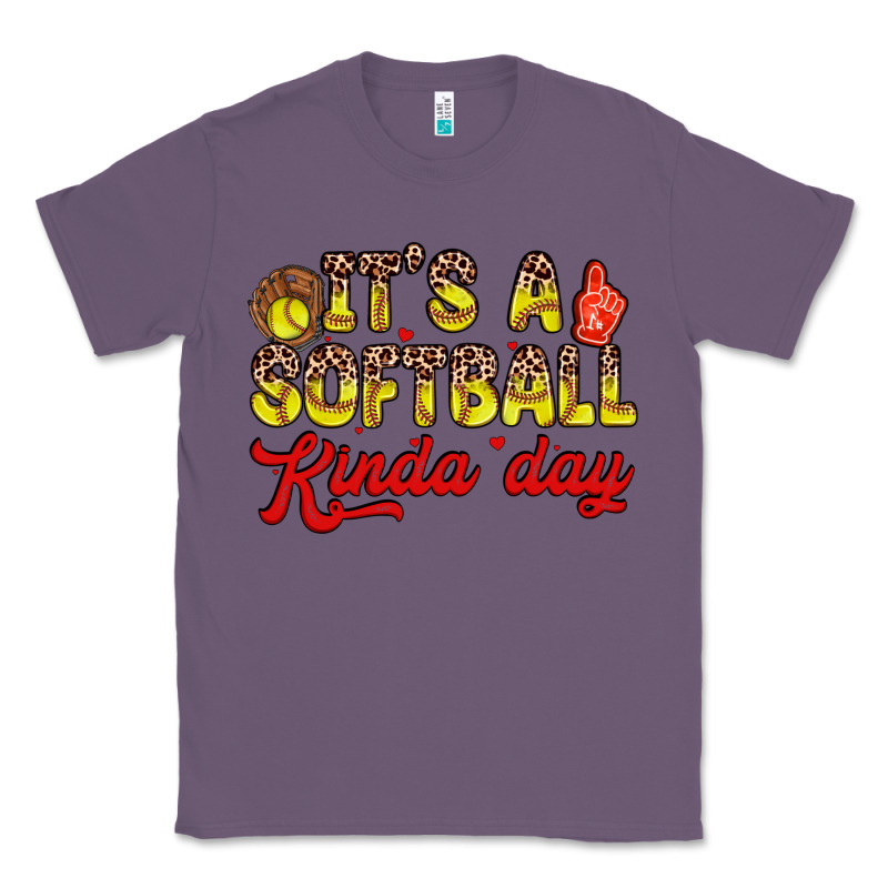 It S A Softball Kinda Day Classic Tee by Zillion Design Studio | Teevron