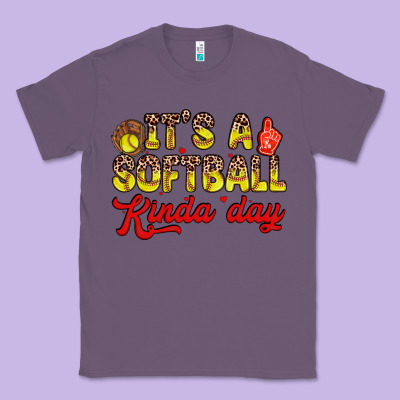 It S A Softball Kinda Day Classic Tee Designed By Zillion Design Studio