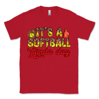 Red it s a softball kinda day Classic Tee - Zillion Design Studio