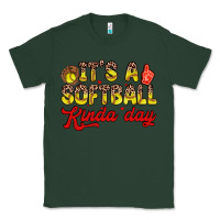Sports Green it s a softball kinda day Classic Tee - Zillion Design Studio