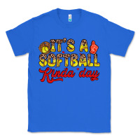 True Royal it s a softball kinda day Classic Tee - Zillion Design Studio