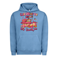 Pigment Pebble Blue calorias de amor no cuentan mexican valentines day Urban Hoodie - MaliasSmallBusiness
