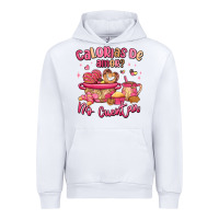 White calorias de amor no cuentan mexican valentines day Urban Hoodie - MaliasSmallBusiness