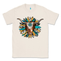 Natural texas longhorn sunflower background Classic Tee - RanaPortraitStore