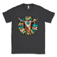 Smoke texas longhorn sunflower background Classic Tee - RanaPortraitStore