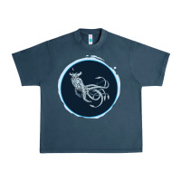 Midnight Navy Sea Emperor Transparent Graphic Urban Heavy Tee - Bettercallsaul