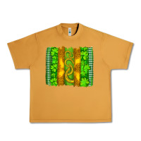 Peanut Butter saint patricks horseshoe shamrock leopard glitter brushstroke Urban Heavy Tee - Artiststas