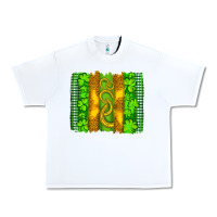White saint patricks horseshoe shamrock leopard glitter brushstroke Urban Heavy Tee - Artiststas