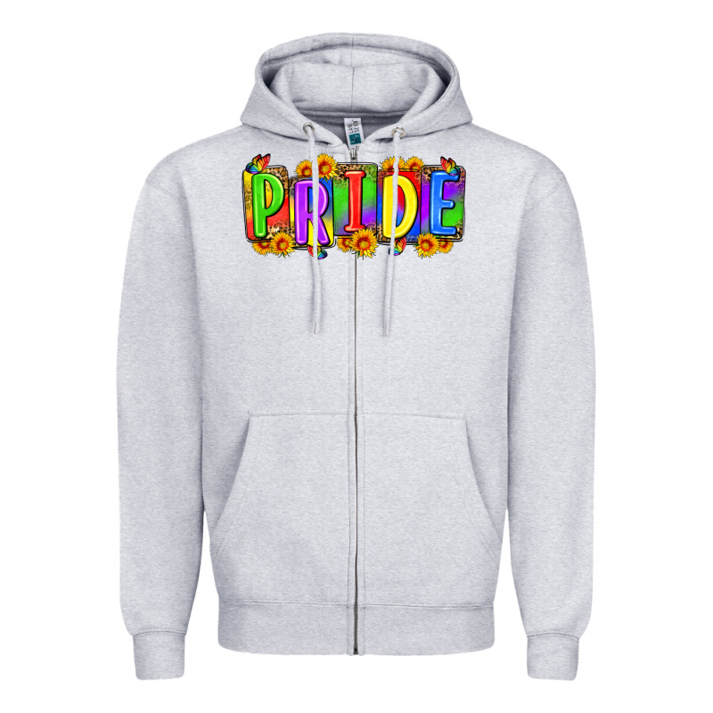 Pride Zipper Hoodie by Zillion Design Studio | Teevron
