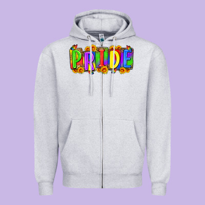 Pride Zipper Hoodie Designed By Zillion Design Studio
