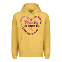 Antique Gold side by or miles apart friends will always be conn Premium Hoodie - MaliasSmallBusiness