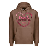 Chestnut side by or miles apart friends will always be conn Premium Hoodie - MaliasSmallBusiness