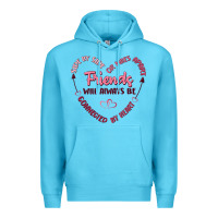 Ocean Blue side by or miles apart friends will always be conn Premium Hoodie - MaliasSmallBusiness