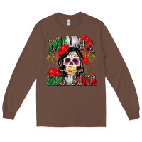 Chestnut mama chingona Long Sleeve Tee - Zillion Design Studio