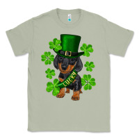 Matcha st. patrick's day lucky dachshund puppy Classic Tee - RanaPortraitStore