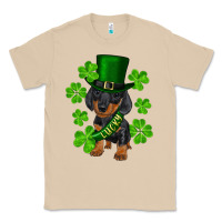 Mushroom st. patrick's day lucky dachshund puppy Classic Tee - RanaPortraitStore