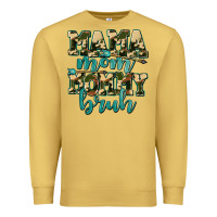 Antique Gold mama mom mommy bruh with arrow Premium Sweatshirt - AdoDesignShop