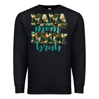 Black mama mom mommy bruh with arrow Premium Sweatshirt - AdoDesignShop