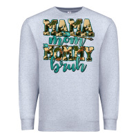 Heather Grey mama mom mommy bruh with arrow Premium Sweatshirt - AdoDesignShop