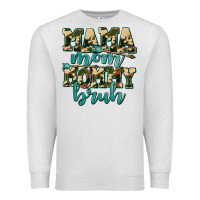 Oatmeal Heather mama mom mommy bruh with arrow Premium Sweatshirt - AdoDesignShop