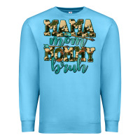 Ocean Blue mama mom mommy bruh with arrow Premium Sweatshirt - AdoDesignShop
