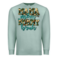 Seafoam mama mom mommy bruh with arrow Premium Sweatshirt - AdoDesignShop