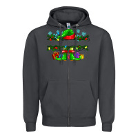 Smoke custom name christmas elf Zipper Hoodie - texasbilliewilder