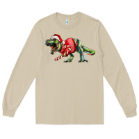 Mushroom t rex christmas Long Sleeve Tee - RanaPortraitStore