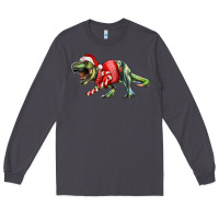 Smoke t rex christmas Long Sleeve Tee - RanaPortraitStore