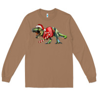 Toasted Coconut t rex christmas Long Sleeve Tee - RanaPortraitStore