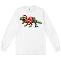 White t rex christmas Long Sleeve Tee - RanaPortraitStore