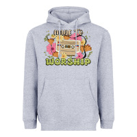 Heather Grey made to worship Heavyweight Hoodie - JahusDesignShop