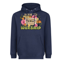 Navy made to worship Heavyweight Hoodie - JahusDesignShop
