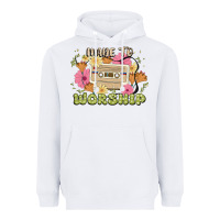 White made to worship Heavyweight Hoodie - JahusDesignShop