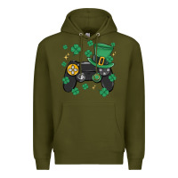 Army Green video game st patricks day Premium Hoodie - MaliasSmallBusiness