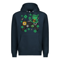 Navy video game st patricks day Premium Hoodie - MaliasSmallBusiness