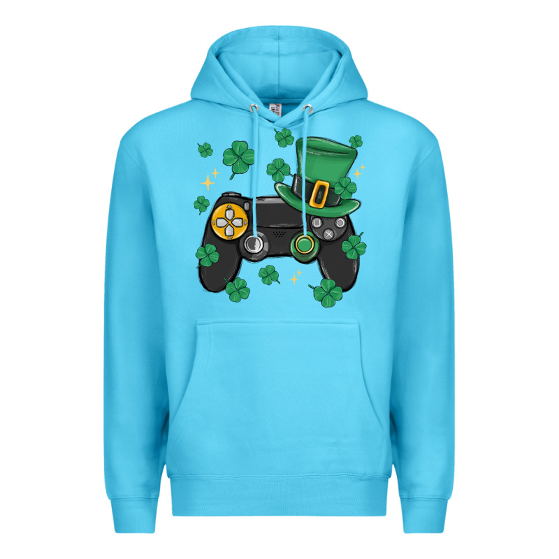 Video Game St Patricks Day Premium Hoodie by MaliasSmallBusiness | Teevron