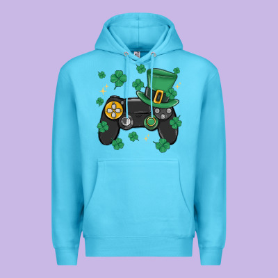 Video Game St Patricks Day Premium Hoodie Designed By Maliassmallbusiness