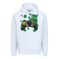 White video game st patricks day Premium Hoodie - MaliasSmallBusiness