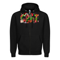 Black christmas cpht pharmacy technician Zipper Hoodie - texasbilliewilder
