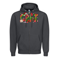 Smoke christmas cpht pharmacy technician Zipper Hoodie - texasbilliewilder