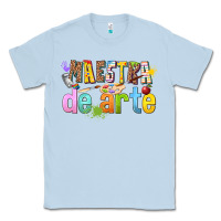 Dusty Blue maestra de arte Classic Tee - texasbilliewilder