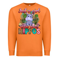 Carrot just a girl who loves hippos Premium Sweatshirt - Artiststas