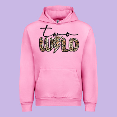 Two Wild Urban Hoodie Designed By Maliassmallbusiness