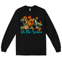 Black t rex tis the season Long Sleeve Tee - RanaPortraitStore
