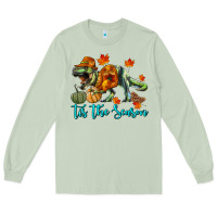 Matcha t rex tis the season Long Sleeve Tee - RanaPortraitStore